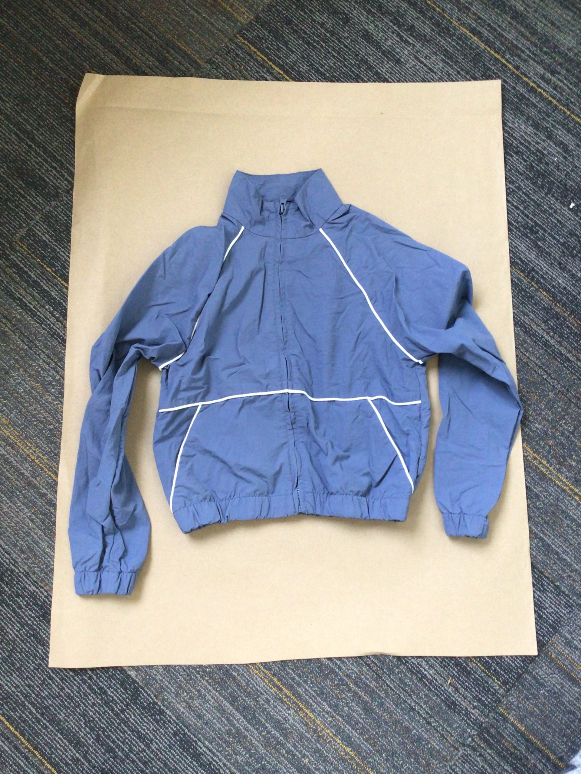 Blue Water-Resistant Jacket